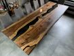 Купити Table wood and epoxy resin Nussbaum-Fluss від MAIIMO