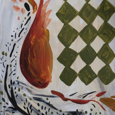 Картина Abstract Flame 30*21 см