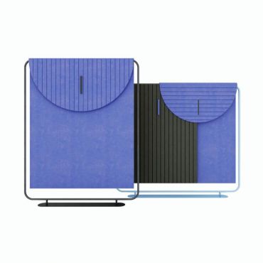 Double Stratum Acoustic Room Divider