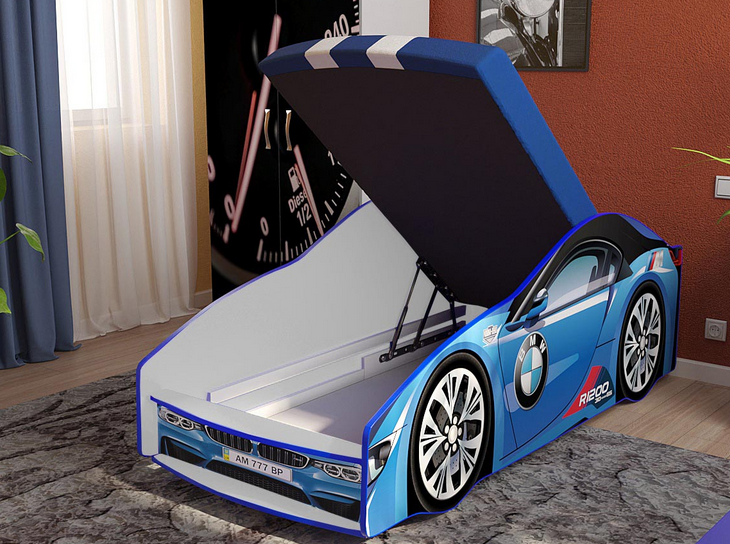 Купити Ліжко-машинка "ELIT BMW E-1" від MAIIMO