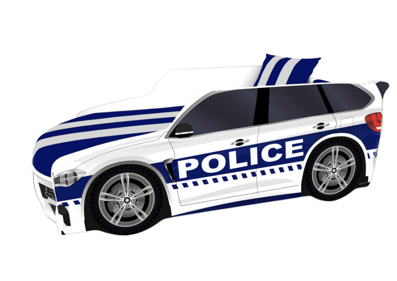 Купити Кровать-машинка POLICE "PREMIUM" від MAIIMO