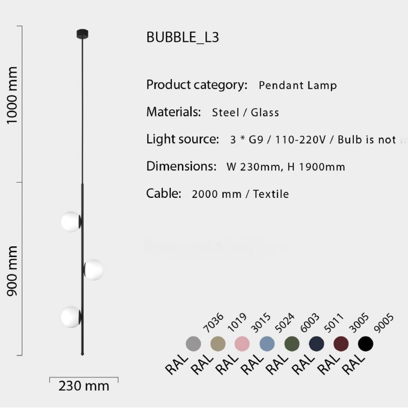 Купити Підвісний світильник Bubble L2 від MAIIMO