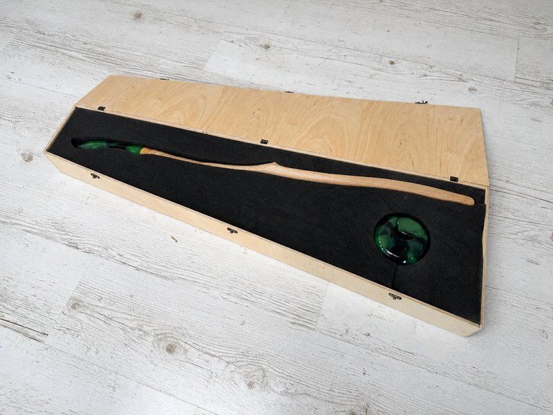 Купити Long Wooden Shoehorn with Epoxy Resin від MAIIMO