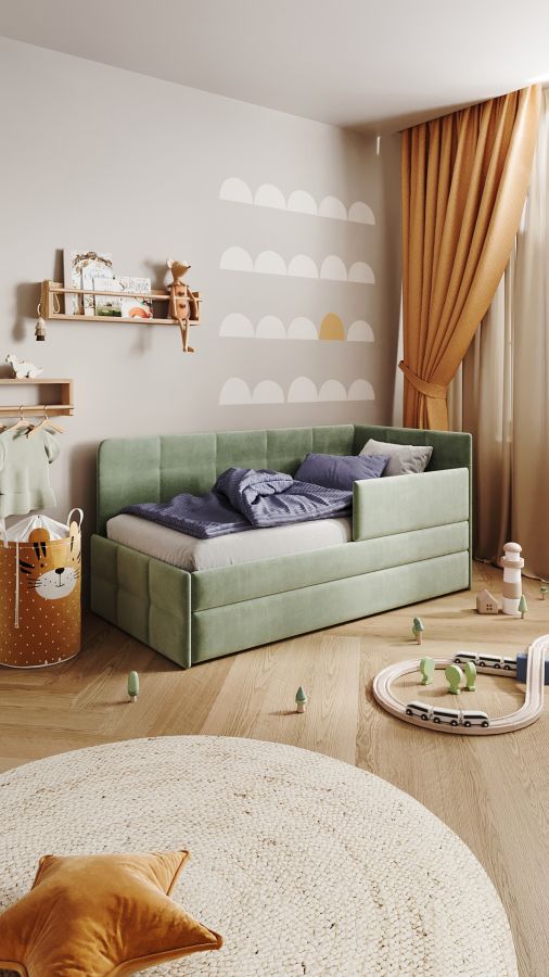 Купити Дитяче мʼяке ліжко Toddo-04 від MAIIMO