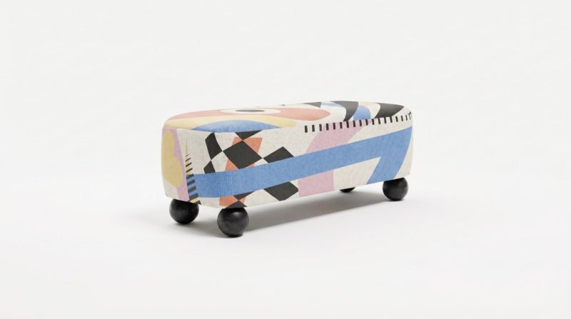 Купити Ritmo Art Pouf Bench with Prints від MAIIMO