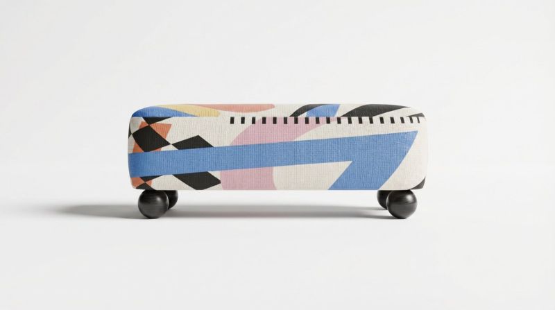 Купити Ritmo Art Pouf Bench with Prints від MAIIMO