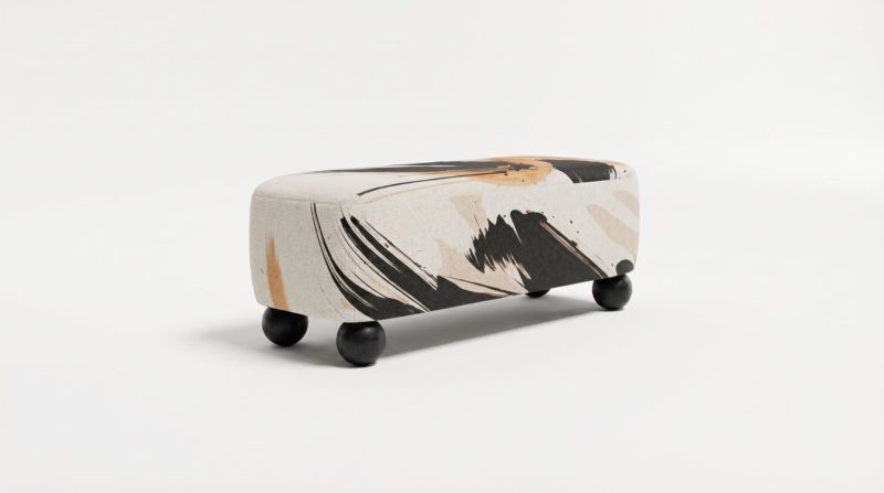Купити Ritmo Art Pouf Bench with Prints від MAIIMO