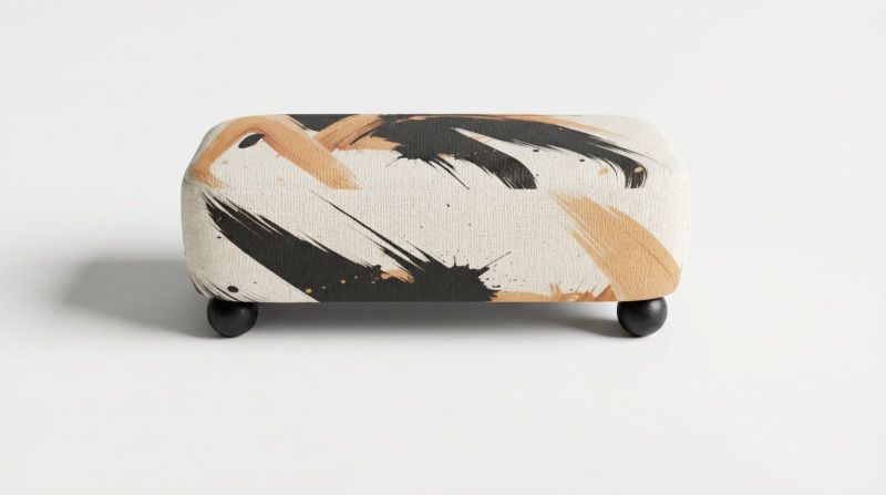Купити Ritmo Art Pouf Bench with Prints від MAIIMO