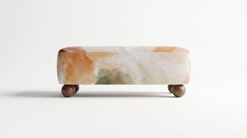 Купити Ritmo Art Pouf Bench with Prints від MAIIMO