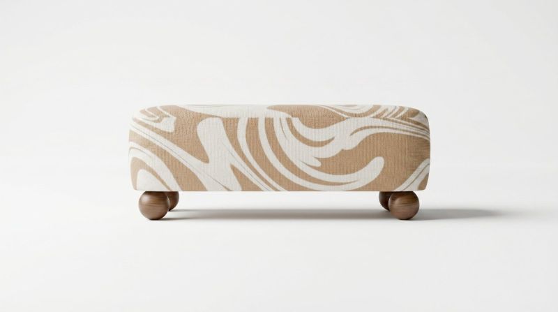 Купити Ritmo Motif Pouf Bench with Prints від MAIIMO