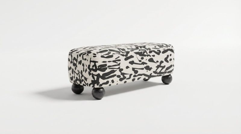 Купити Ritmo Motif Pouf Bench with Prints від MAIIMO