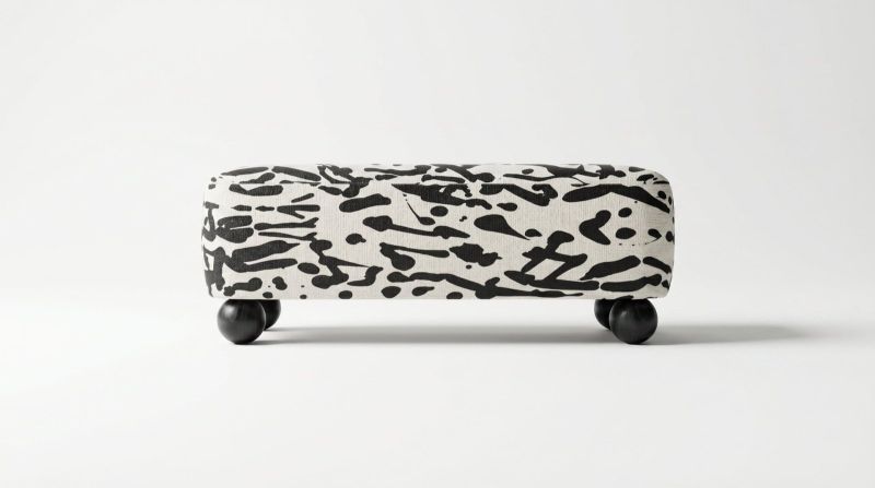 Купити Ritmo Motif Pouf Bench with Prints від MAIIMO