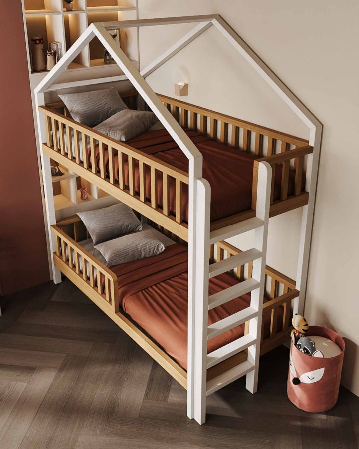 Купити Двоповерхове ліжко Монтессорі Duo Home від MAIIMO