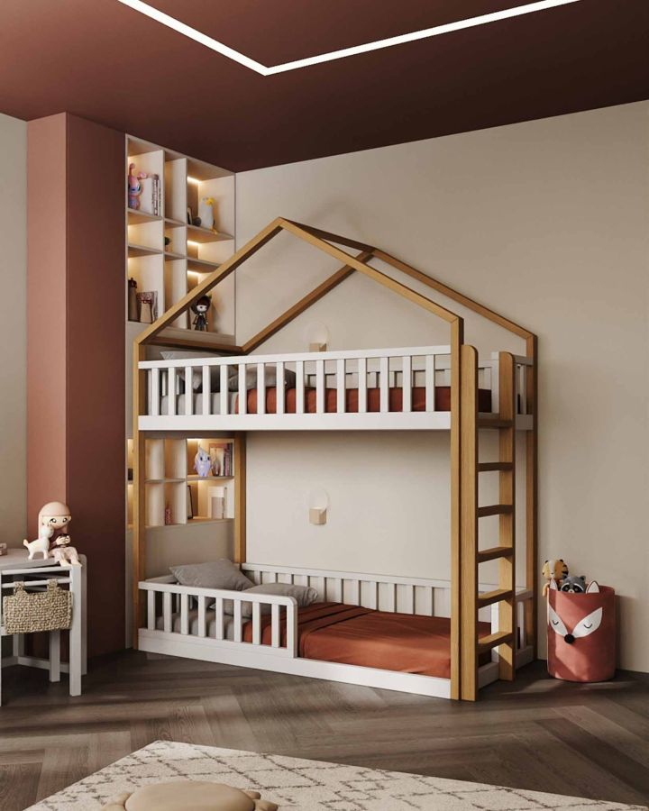 Купити Двоповерхове ліжко Монтессорі Duo Home від MAIIMO