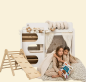 Купити Двоярусне дитяче ліжко MAYSON Twin Bed з ігровою зоною від MAIIMO