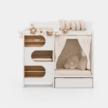 Двоярусне дитяче ліжко MAYSON Twin Bed з ігровою зоною