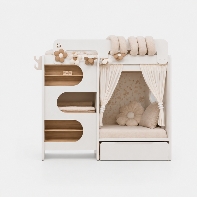 Купити Двоярусне дитяче ліжко MAYSON Twin Bed з ігровою зоною від MAIIMO