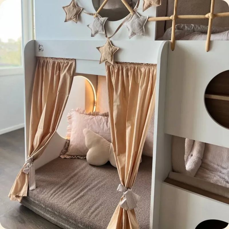 Купити Двоярусне дитяче ліжко TOBI Folding Bed з ігровою зоною від MAIIMO