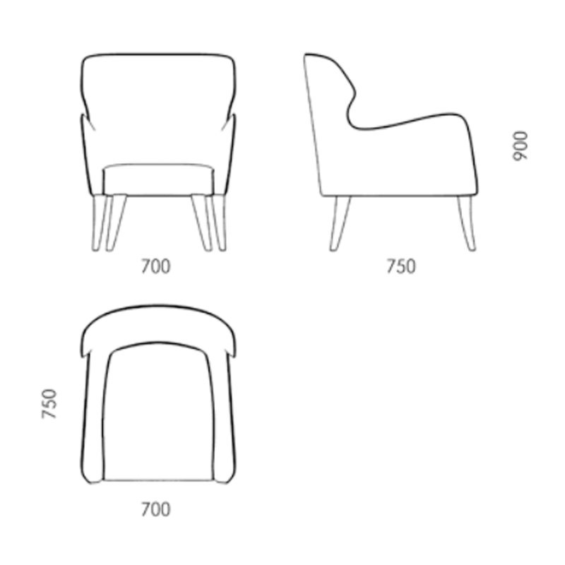 Купити Крісло Florans Slim Chair від MAIIMO