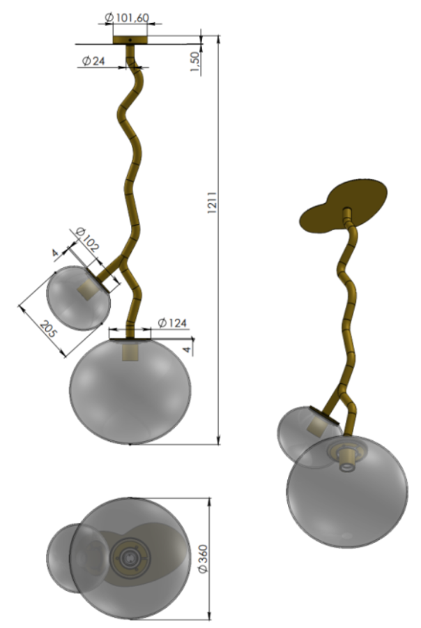 Купити Hanging lamp DewLight L від MAIIMO