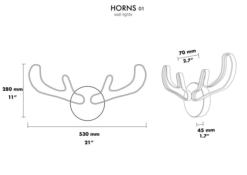 Купити Бра HORNS від MAIIMO
