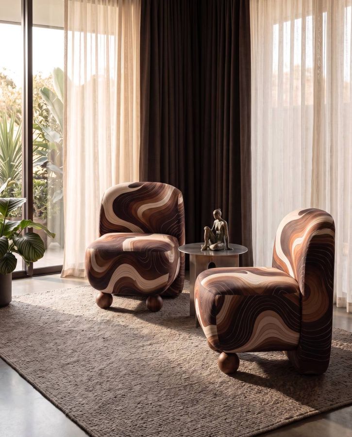 Купити Oasis Motif Armchair with Prints від MAIIMO