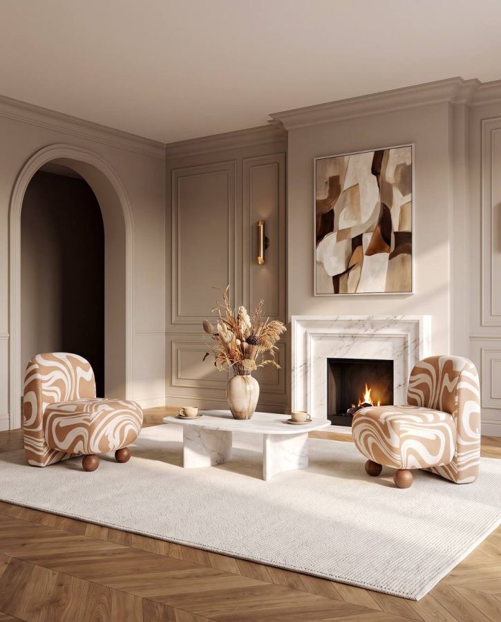 Купити Oasis Motif Armchair with Prints від MAIIMO