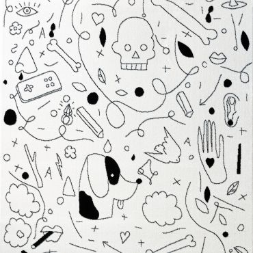 Килим TATTOO білий