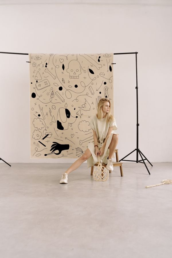 Купити Rug TATTOO white від MAIIMO