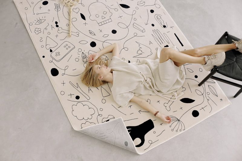 Купити Rug TATTOO white від MAIIMO