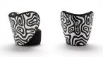 Gelate Motif printed armchair — MAIIMO