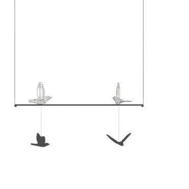 Лінійний підвісний світильник FS pendant linear