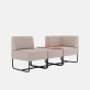 Купити Modular set: two armchairs, pouf, table FLEX  від MAIIMO