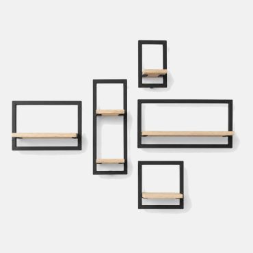 Geometry Wall Shelf Set