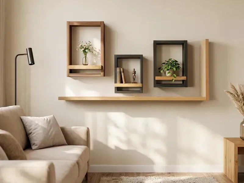 Купити Portal white wall frame shelf від MAIIMO