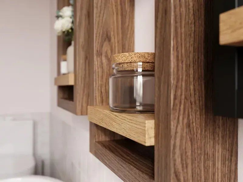 Купити Portal tobacco wall frame shelf від MAIIMO