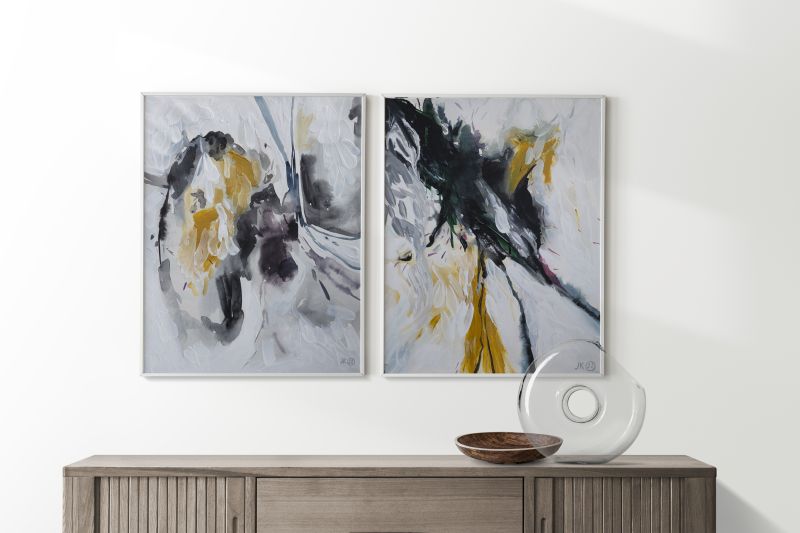 Купити Картина Abstract art Petals 2 50*40 см від MAIIMO