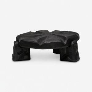 Black Wooden Plant Stand