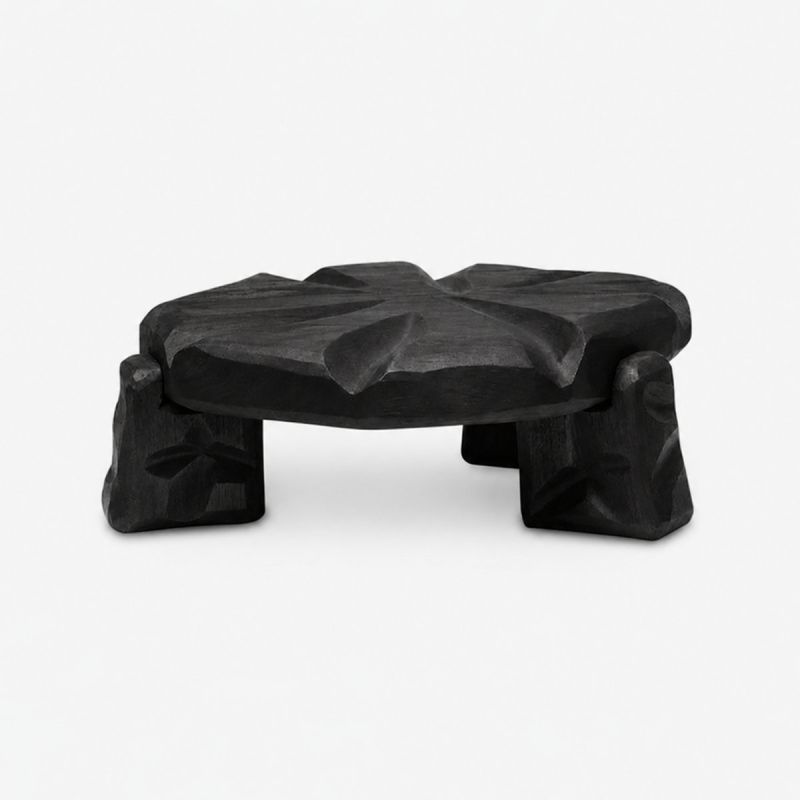 Купити Black Wooden Plant Stand від MAIIMO
