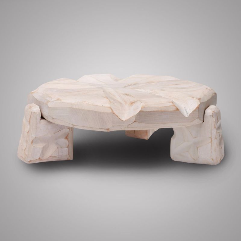 Купити Natural Oak-Finish Wooden Plant Stand від MAIIMO