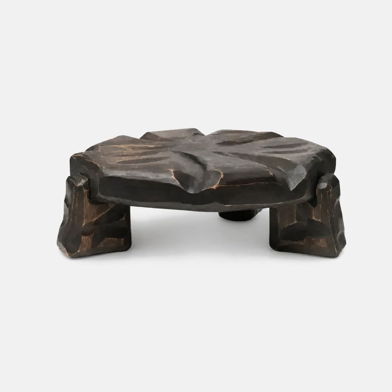 Купити Tobacco-Finish Wooden Plant Stand від MAIIMO