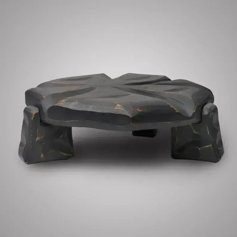 Купити Tobacco-Finish Wooden Plant Stand від MAIIMO