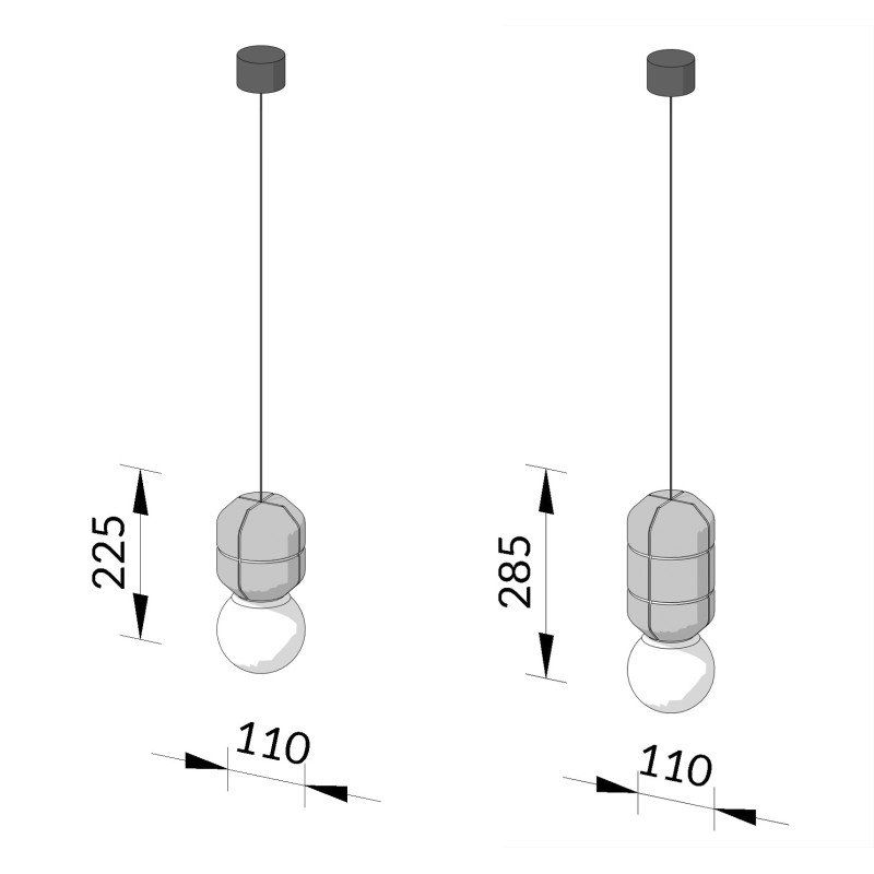 Купити Підвісний світильник Navazi vertical pendant від MAIIMO