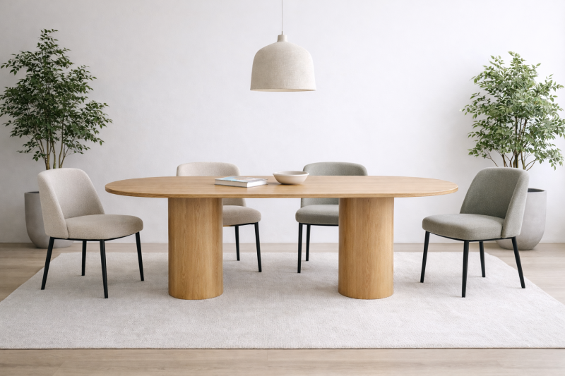 Купити Living room table PLAVO OVAL natural oak veneer від MAIIMO