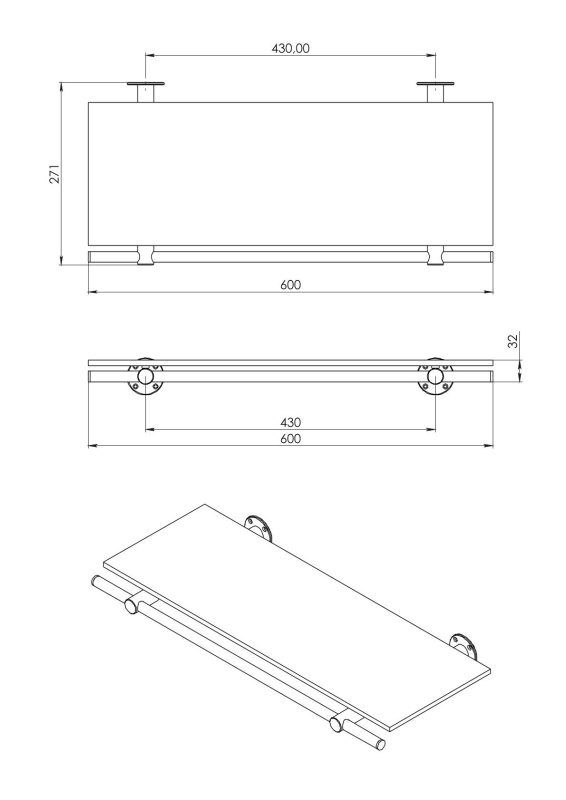 Купити Shelf brass Shelf 1 від MAIIMO