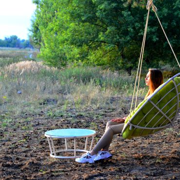 Вуличне підвісне крісло-гойдалка ПАПАСАН