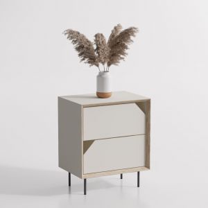 Приліжкова тумба Origami OPTIMA біла