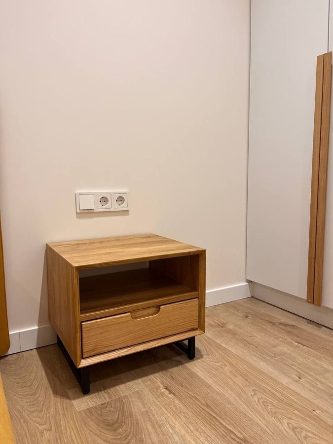 Купити Line Ash, Oak and Metal Bedside Table від MAIIMO