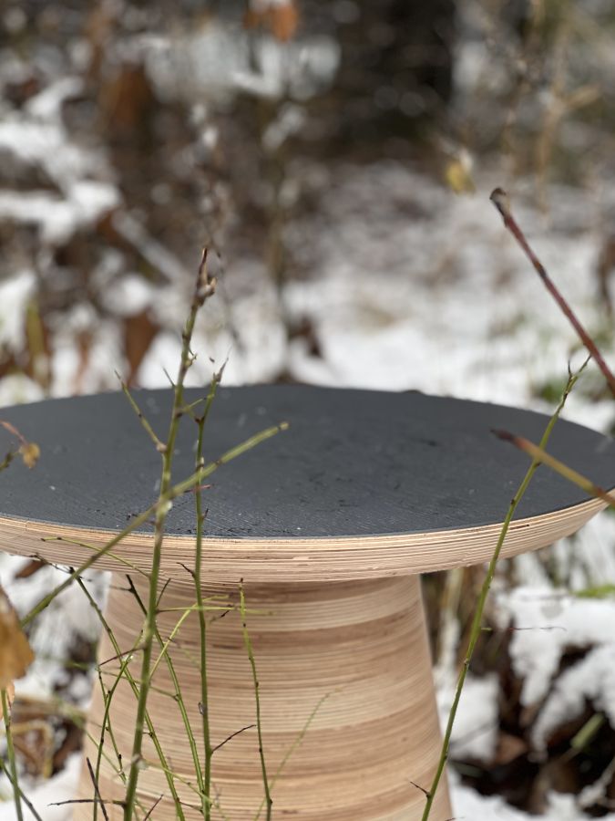 Купити Приставной стол CHAMPIGNON черный высокий від MAIIMO