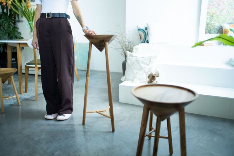 Купити Japandi S brown side table від MAIIMO